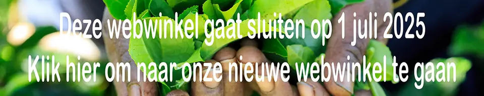 Klik hier voor onze nieuwe webwinkel